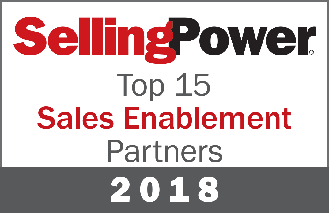 Logo for the Selling Power Top Sales Enablement Vendors in 2018