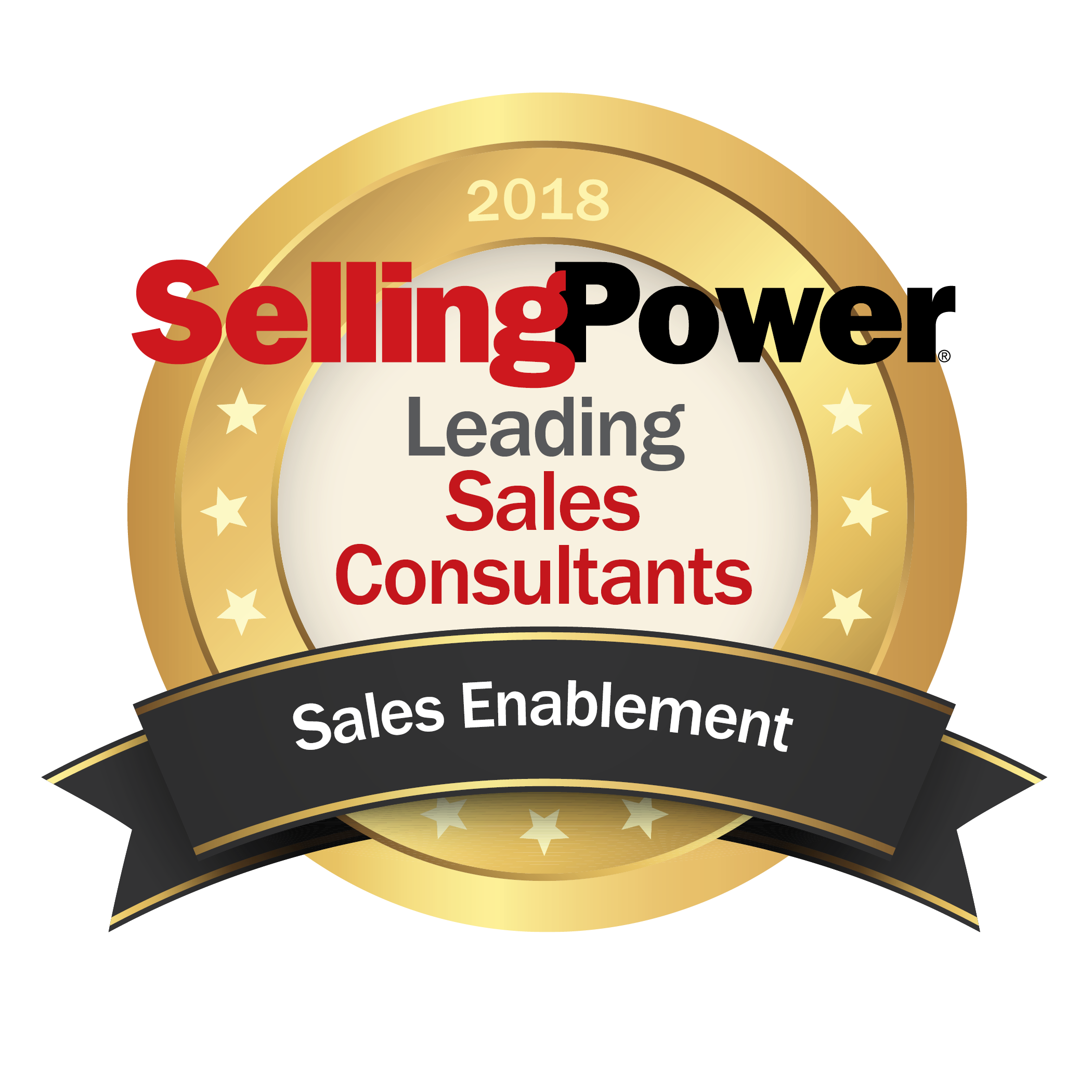Logo for Selling Power list of Leading Sales Consultants in 2018