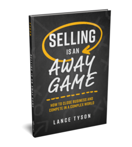 Book Cover of Selling is an Away Game