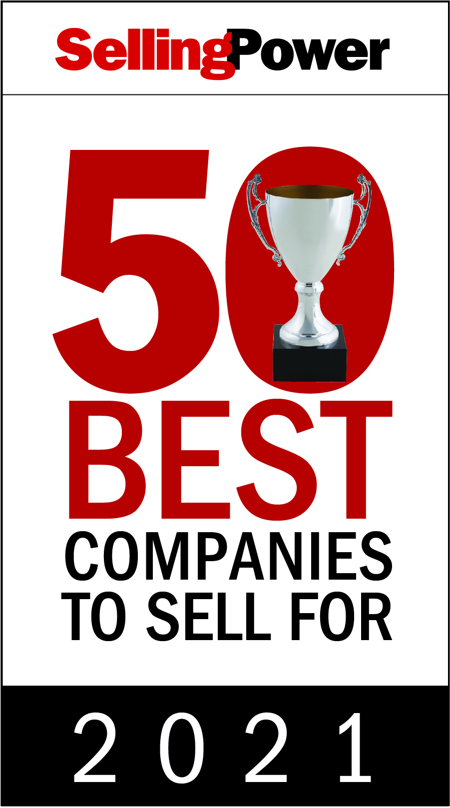 Logo for Selling Power 50 Best Companies to Sell For in 2021