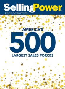 Cover image of the Selling Power 2020 Largest Sales Forces in America annual ranking