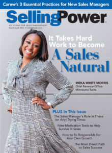 Cover of Selling Power magazine's March/April 2022 Issue