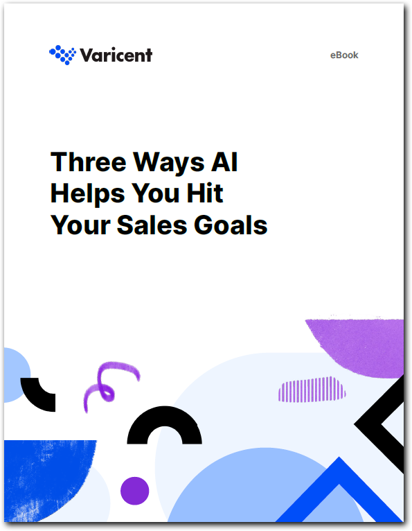 Cover of the Three Ways AI Helps You Hit Your Sales Goals eBook