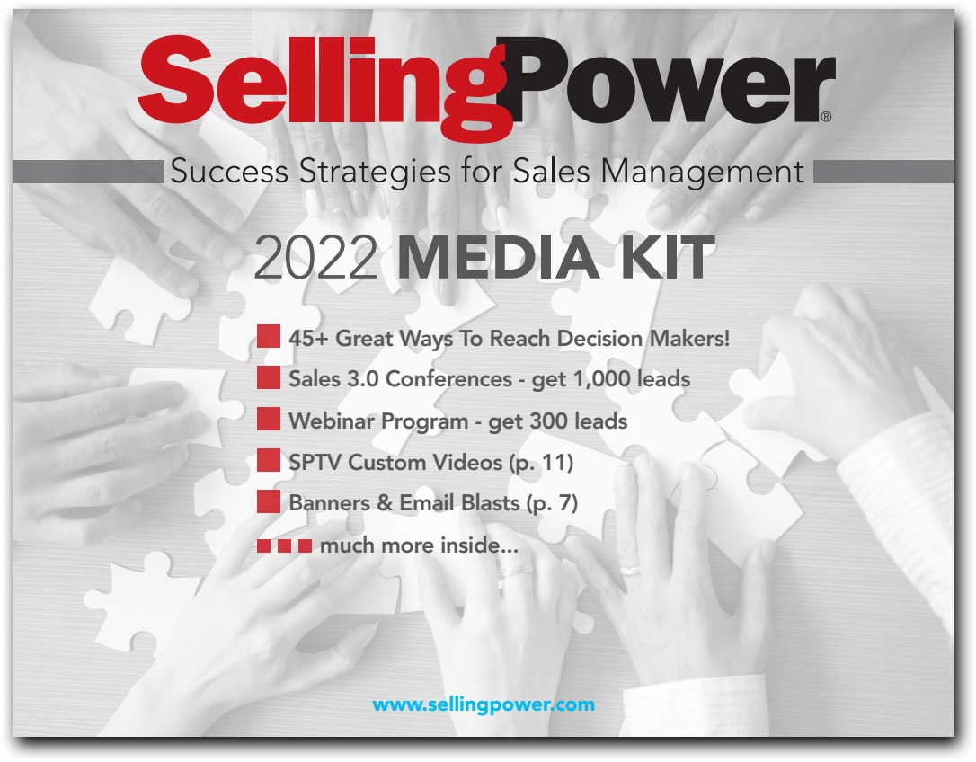 Cover for the 2022 Selling Power Media Kit