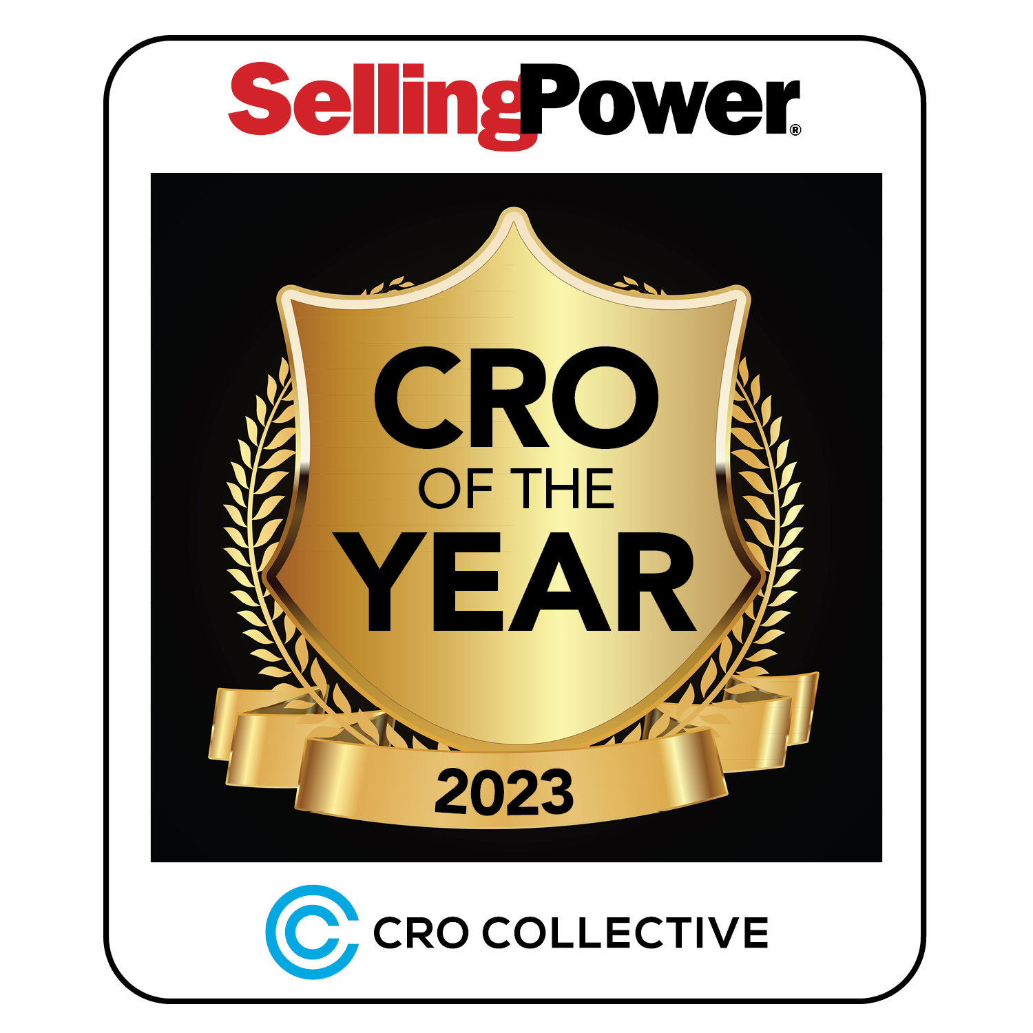 Logo for Selling Power CRO of the Year Awards in 2022