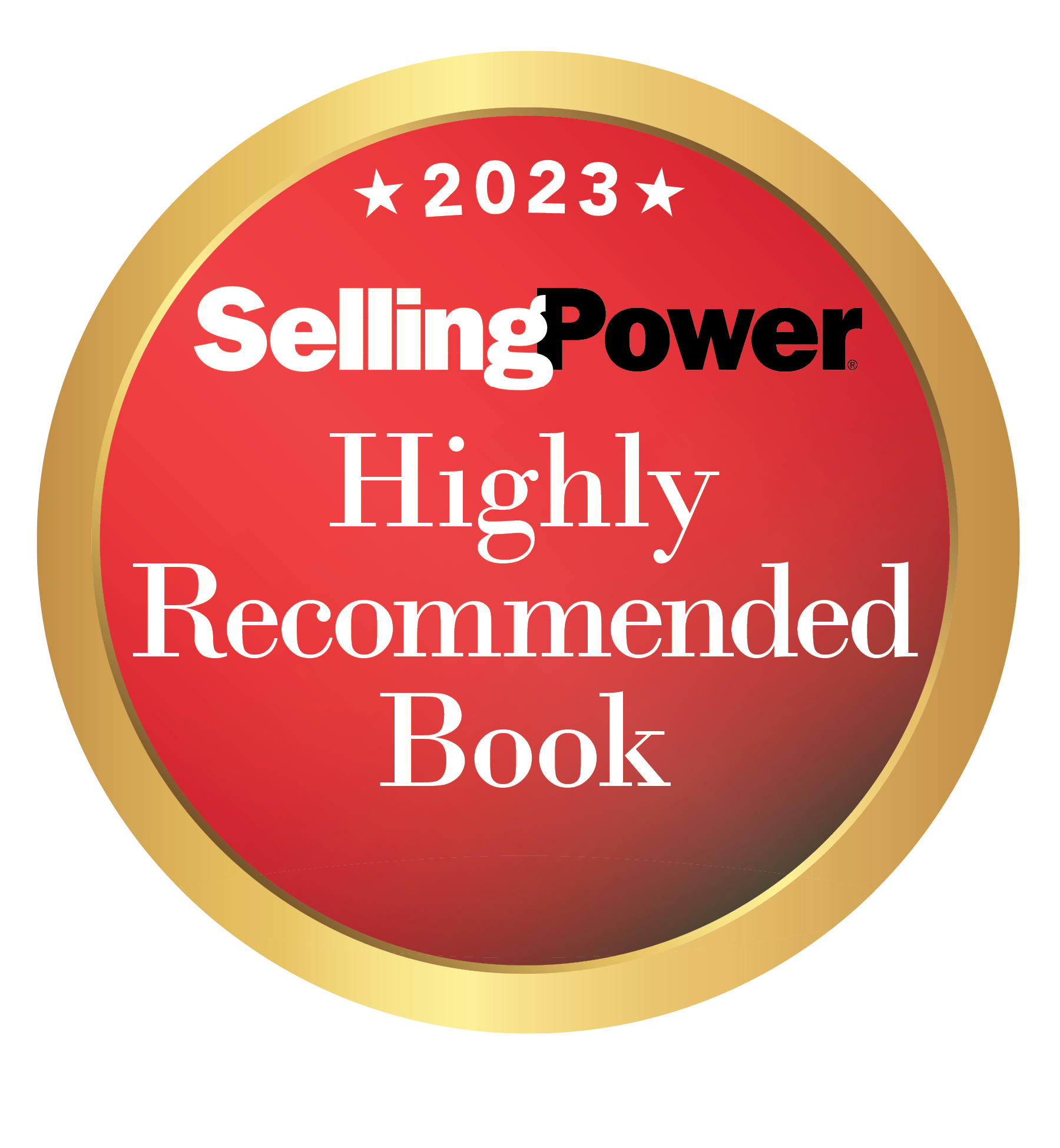 Logo for the Selling Power Highly Recommended Books 2023