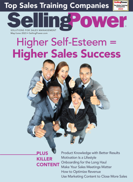 Cover of Selling Power magazine's May/June 2023 Issue