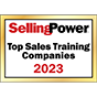 The logo for the Top Sales Training Companies 2023