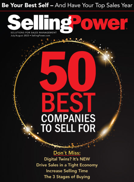 Cover of Selling Power magazine's July/August 2023 Issue