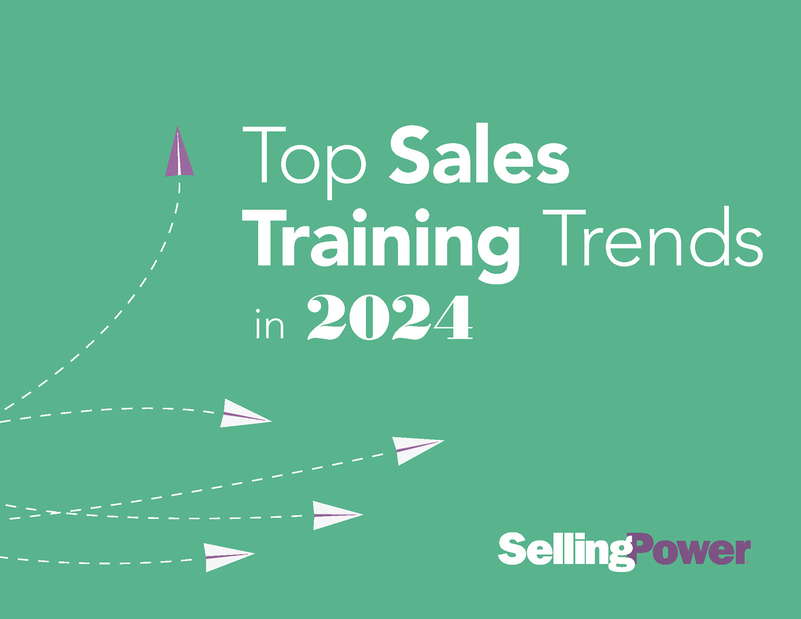 Cover of Top Sales Training Trends in 2024 eBook
