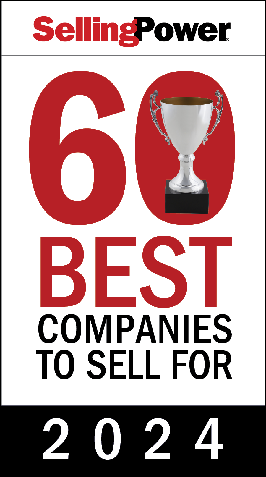 Logo for Selling Power 60 Best Companies to Sell For in 2024