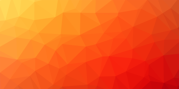 Abstract geometric orange and yellow gradient background.