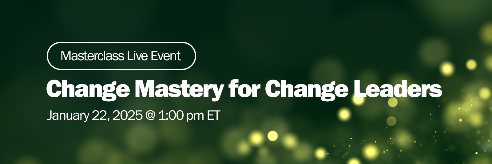 Change Mastery for Change Leaders