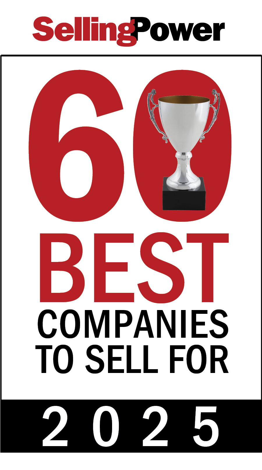 Logo for Selling Power 60 Best Companies to Sell For in 2025