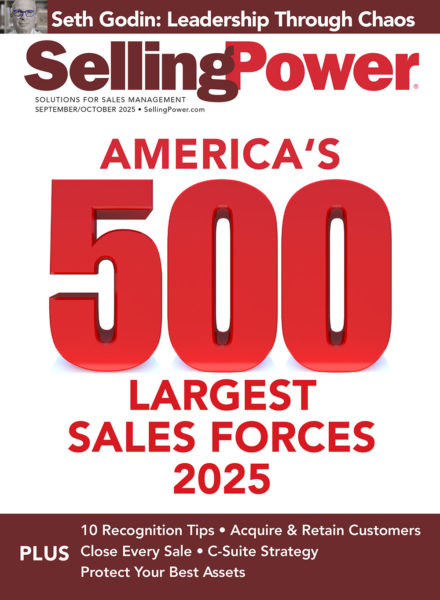 Cover of Selling Power magazine's September/October 2025 Issue