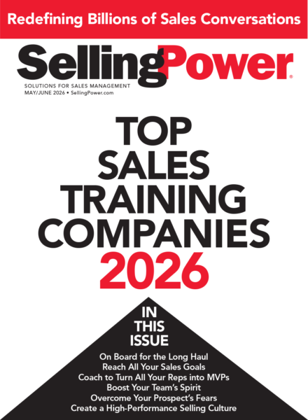Cover of Selling Power magazine's May/June 2026 Issue