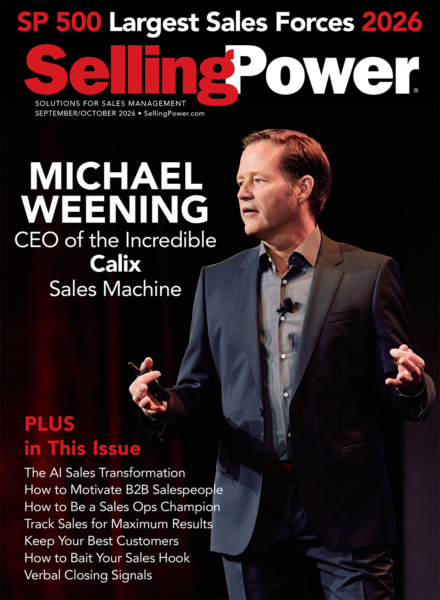 Cover of Selling Power magazine's September/October 2026 Issue